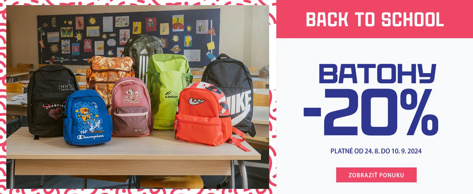 BTS backpack 20%